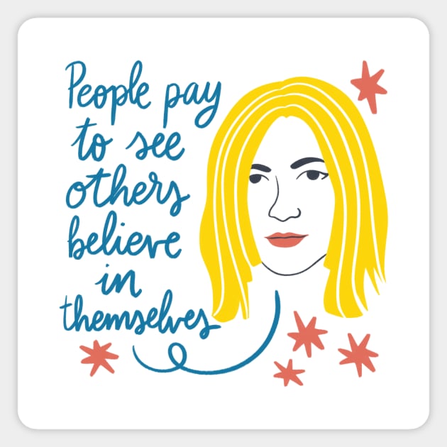 Kim Gordon quote Sticker by Awesome quotes